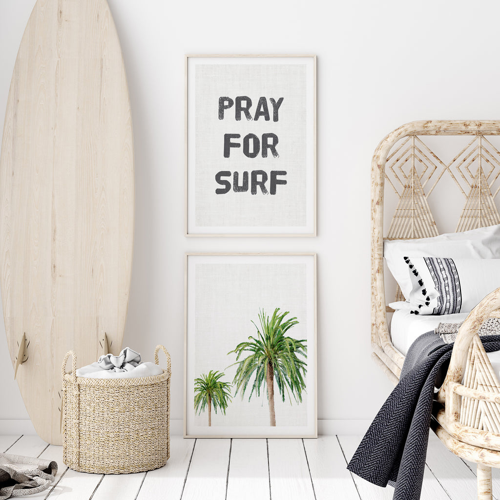 Buy digital downloads at Mon Manabu Gallery. Pray for surf quote. Artist from Byron Bay