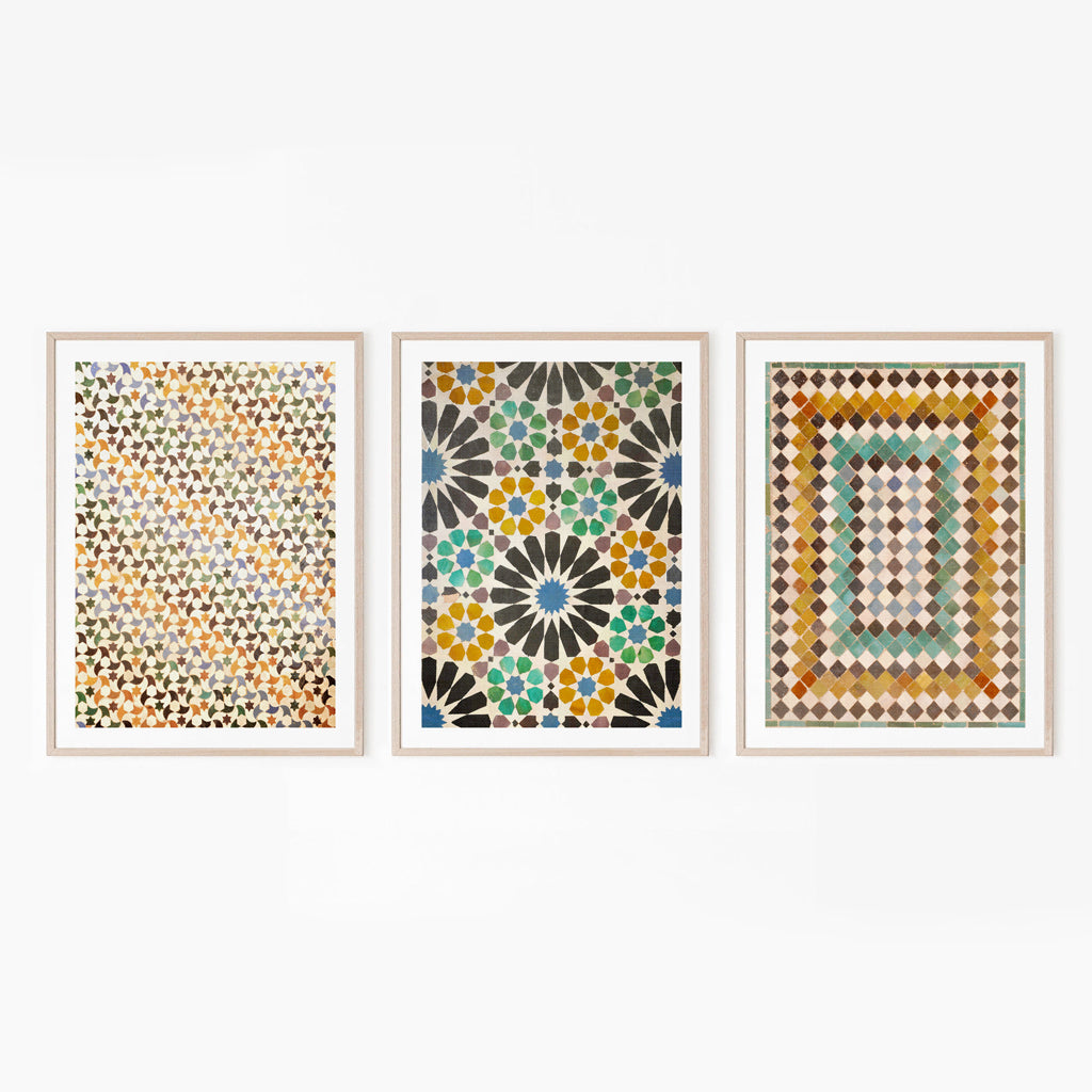 Set of 3 Prints - Mosaics