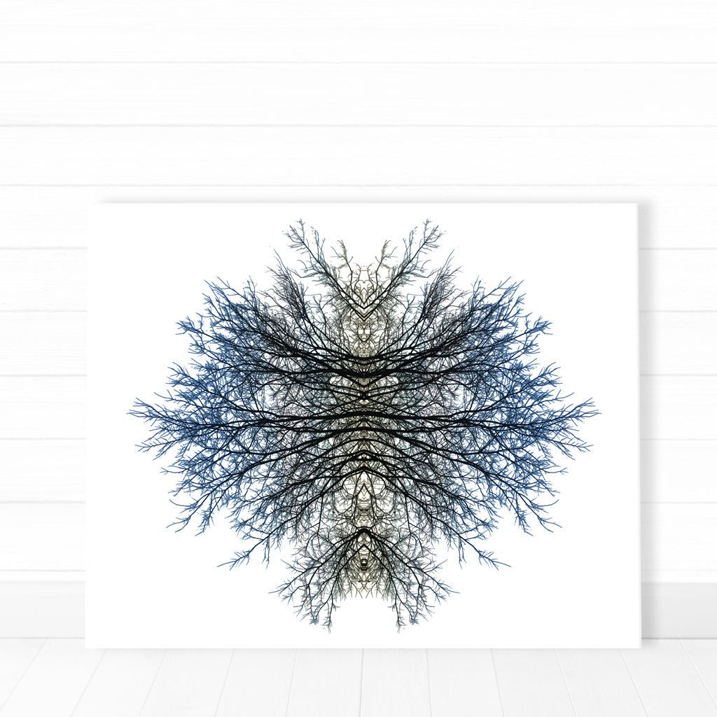 Canvas - Blue Shadow Tree