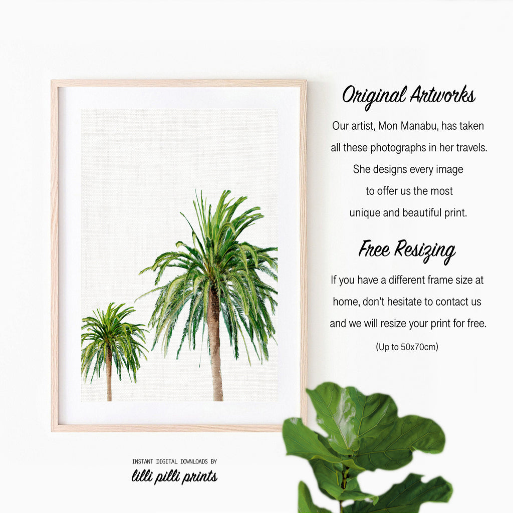 Digital - Beach Palms