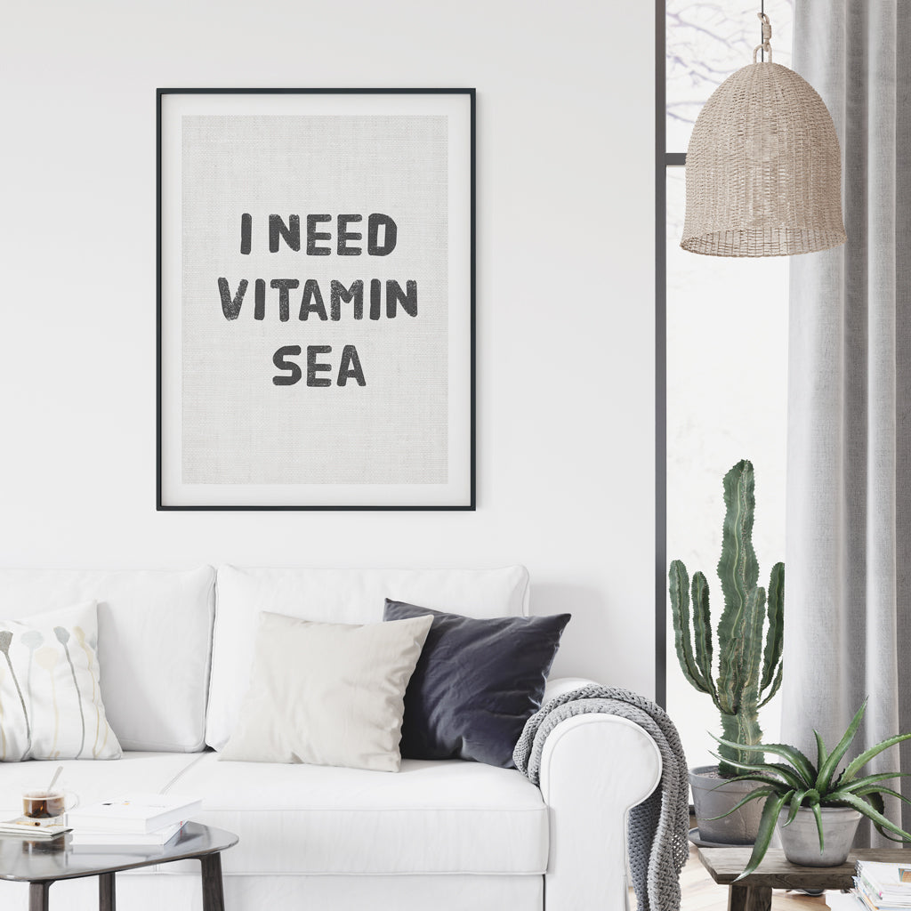 Quote - I Need Vitamin Sea